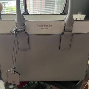Kate Spade Taupe & Cream, like new shoulder bag
